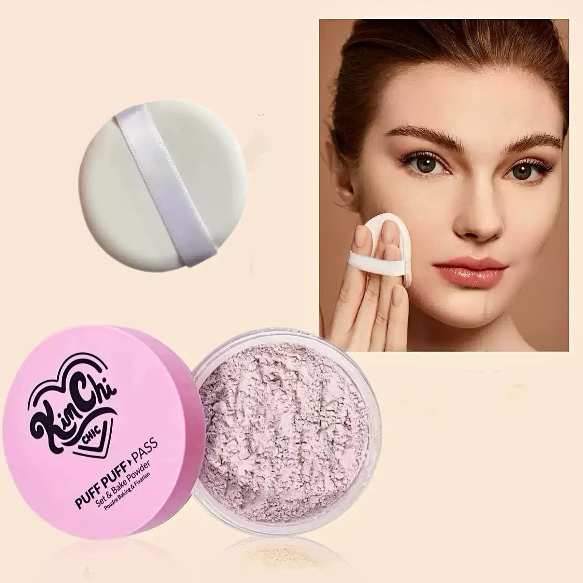 KimChi Chic Puff Puff Pass Translucent Loose Setting Powder