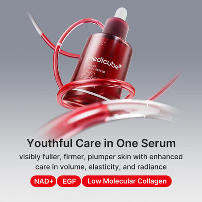 [NEW] [Medicube] Gatekeeping My Real Age Set | 5-Step Longevity, Anti- Aging Routine L PDRN & Volufiline & Collagen & NAD+ EGF Complex L Cares for Look of Fine Lines, Firming Care, Radiant & Youthful Looking, Plumping | Korean Skincare, K-Beauty