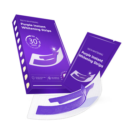 VYRLAB Purple Teeth Whitening Strips | Peroxide-Free | Sensitive Teeth