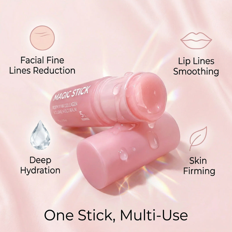 Korean PDRN Pink Collagen Volume Balm Stick