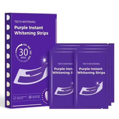 VYRLAB Purple Teeth Whitening Strips | Peroxide-Free | Sensitive Teeth
