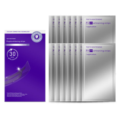VYRLAB Purple Teeth Whitening Strips | Peroxide-Free | Sensitive Teeth
