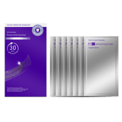 VYRLAB Purple Teeth Whitening Strips | Peroxide-Free | Sensitive Teeth