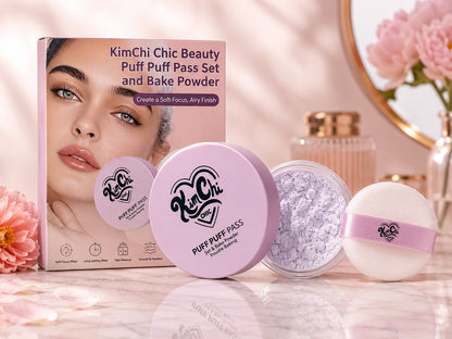 KimChi Chic Puff Puff Pass Translucent Loose Setting Powder