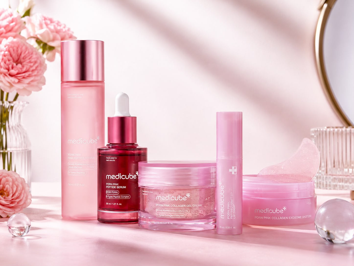 Medicube Korean PDRN Gatekeeping Set | 5-Step Collagen Skincare