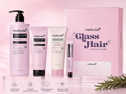 Medicube Rosemary PDRN Glass Hair Set | Korean Hair Care Routine