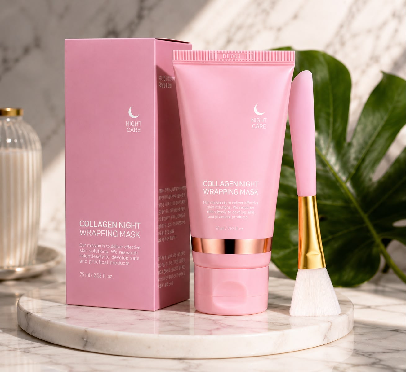 Viral Collagen Peel-Off Night Wrapping Mask | Glass Skin Overnight Treatment