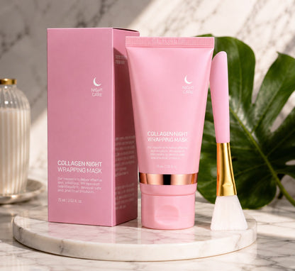 Viral Collagen Peel-Off Night Wrapping Mask | Glass Skin Overnight Treatment