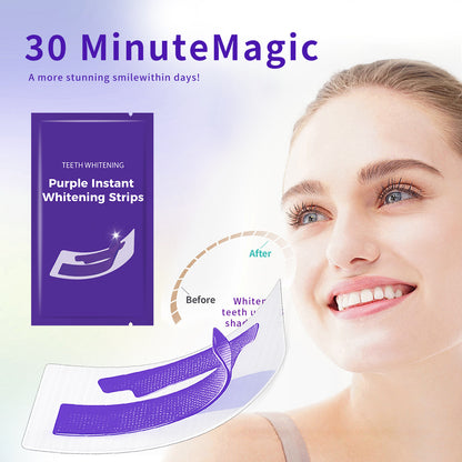 VYRLAB Purple Teeth Whitening Strips | Peroxide-Free | Sensitive Teeth