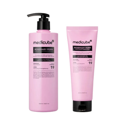 [NEW] [Medicube] Rosemary PDRN Scalp-To-Hair Strengthening Set | Includes Shampoo, Conditioner, Hair Mask, Scalp Serum | Hair Thinning Care Set for Dry & Oily, Damaged, Frizzy Hair, Oily Flaky-Looking Scalp | Korea Hair Care